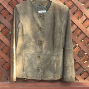 Coldwater Creek suede jacket.Medium